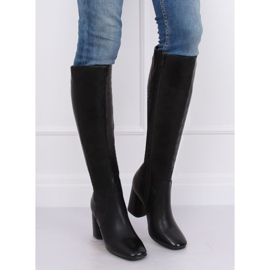 Tocuri înalte clasice negre 5319 Negru 2