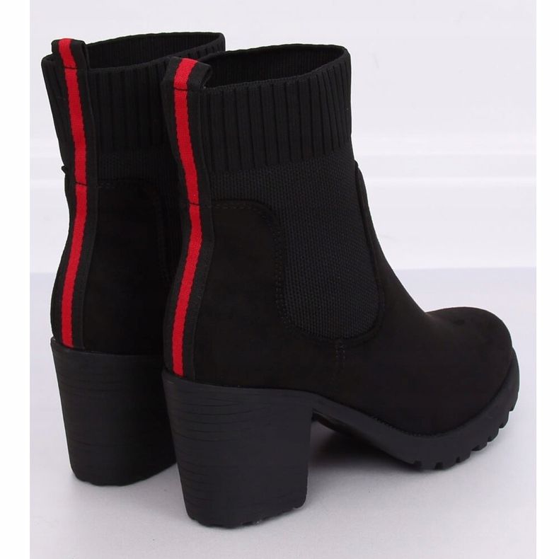 Tocuri înalte negre M370 negre negru 2