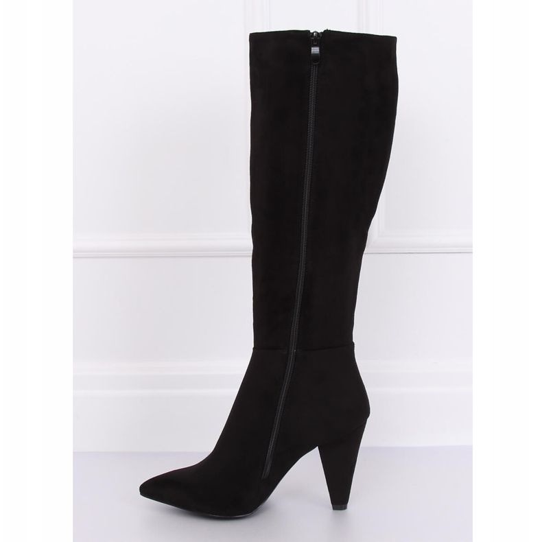 Tocuri înalte clasice negre 8677 Negru 1