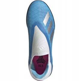 Ghete de fotbal Adidas X 19.3 Ll Tf Jr EF9123 albastru albastru 1
