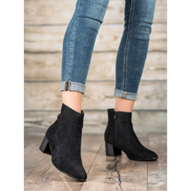 Filippo Ghete clasice din piele intoarsa negru 1