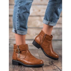 Abloom Cizme maro cu piele ecologică 1 Abloom Cizme maro cu piele ecologică 1