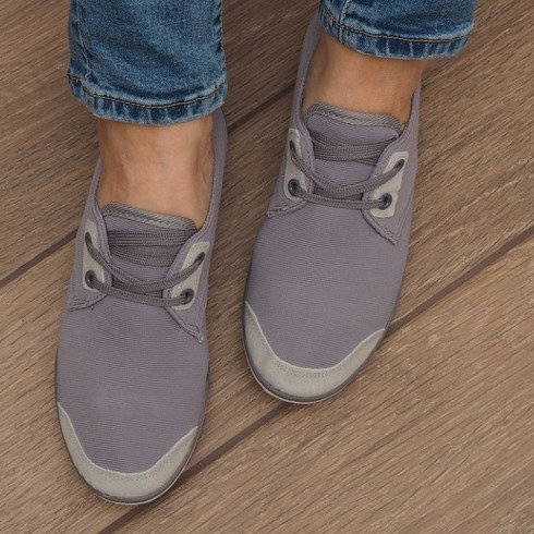 Lycra 1603 Adidași gri cu dantelă 1