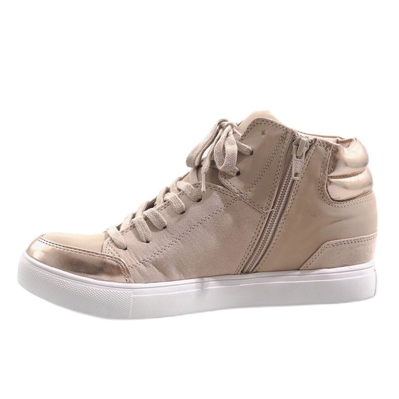 Adidași de culoare bej bej K323 2 Adidași de culoare bej bej K323 2