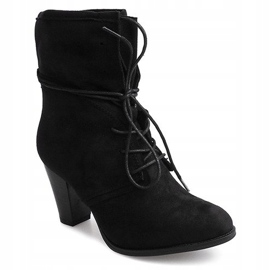 Ghete pe toc KA732 Negru 2