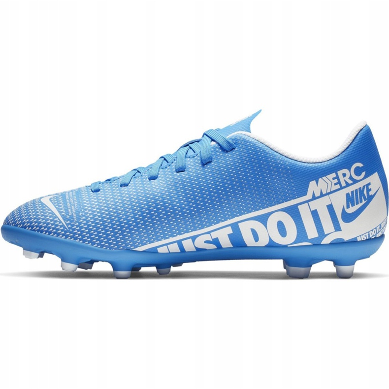 Pantofi de fotbal Nike Mercurial Vapor 13 Club FG / MG Jr AT8161-414 albastru albastru 2