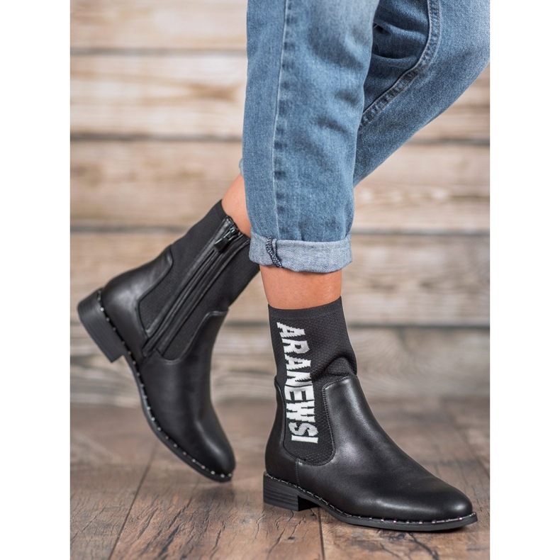 Cizme înalte VINCEZA negru 2