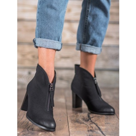 Cizme VINCEZA Cu Fermoar negru 2