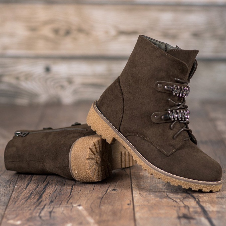 Bestelle Trappers With Crystals multicolor verde 1