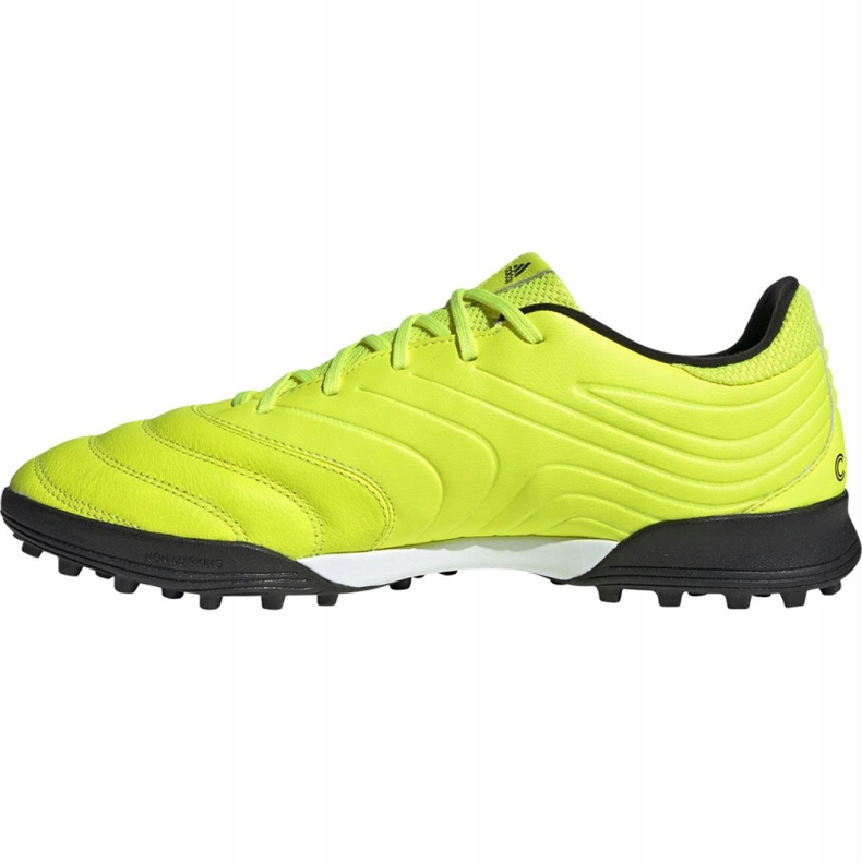 Ghete de fotbal Adidas Copa 19.3 Tf M F35507 galben galben 1