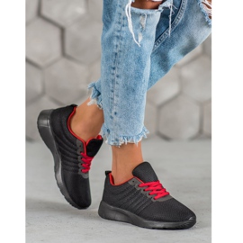 SHELOVET Pantofi sport negri negru 1