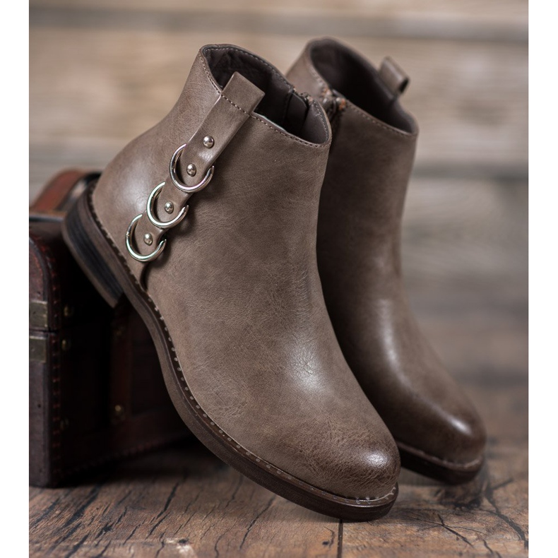 Forever Folie Ghete clasice cu decorațiuni maro 1 Forever Folie Ghete clasice cu decorațiuni maro 1