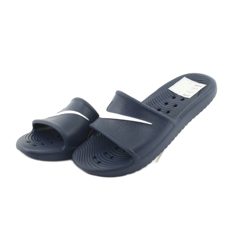 Papuci Nike Kawa Shower 832528 400 alb albastru marin 3