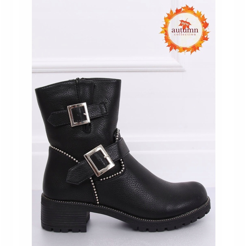 Cizme militare negre A-339 Negre negru 1