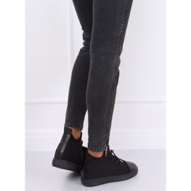 Adidași negri cu izolație din neopren XY-35 negri negru 2 Adidași negri cu izolație din neopren XY-35 negri negru 2