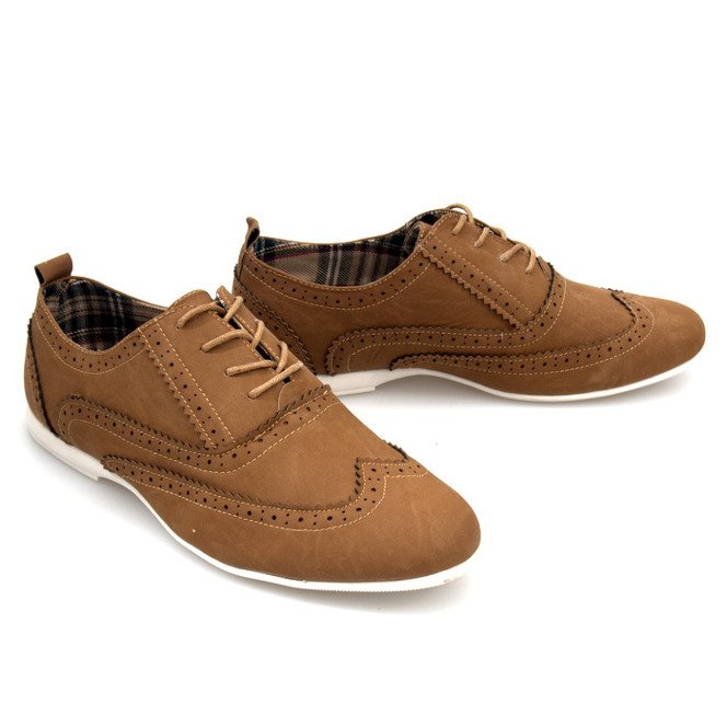 Pantofi jazz 036 Pantofi camel maro 2