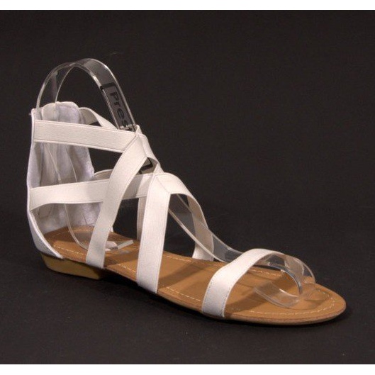 Sandale romane 5055 Alb 2