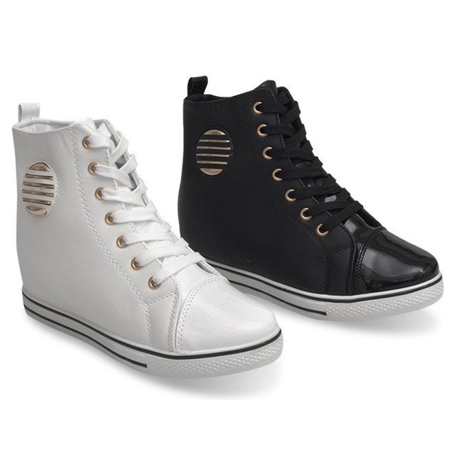 Adidași la modă B118 Negru 1