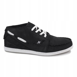 Adidași din piele înaltă MID1 Negru 1