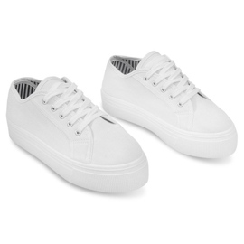 Adidași cu pană 4961 Alb 1
