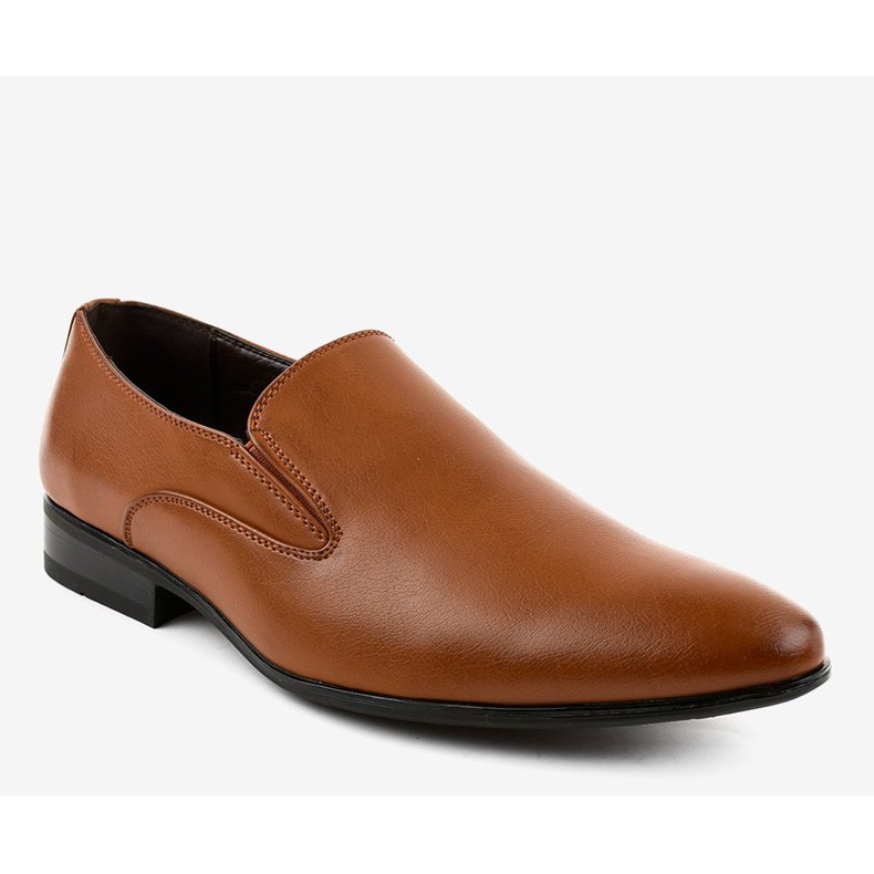 Încălțăminte elegantă maro 6-317 mocasini 1 Încălțăminte elegantă maro 6-317 mocasini 1