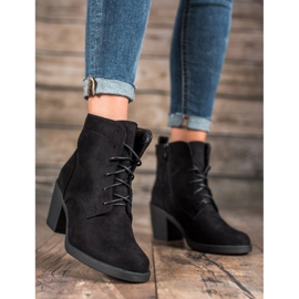 Nio Nio Cizme confortabile cu toc înalt negru 1 Nio Nio Cizme confortabile cu toc înalt negru 1