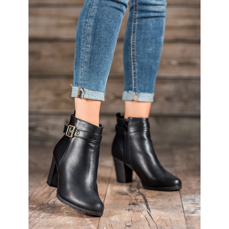 Abloom Cizme pe o stâlp cu cataramă negru 2