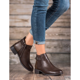 Anesia Paris Cizme joase pentru femei maro 2 Anesia Paris Cizme joase pentru femei maro 2