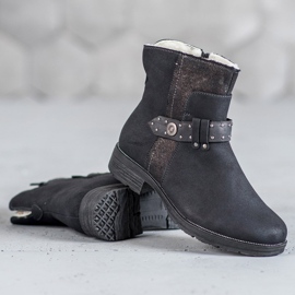 Super Me Cizme de damă calde negru 1