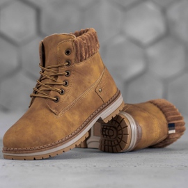 SHELOVET Trappers la modă maro 1