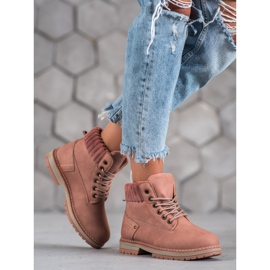 SHELOVET Trappers la modă roz 1