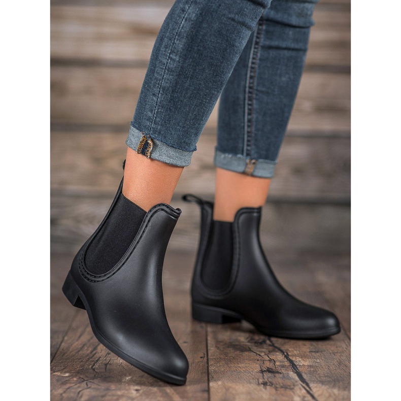 SHELOVET Matt galoșează negru 1