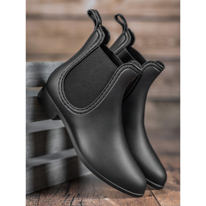 SHELOVET Matt galoșează negru 2