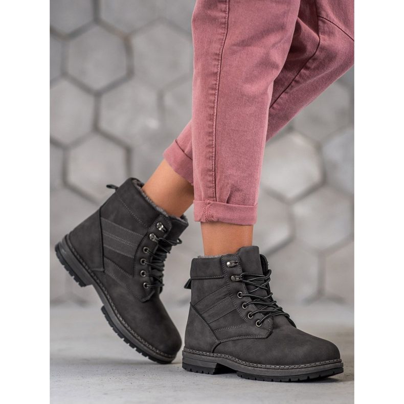 SHELOVET Cizme de iarnă gri 1