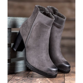 S. BARSKI Cizme dama gri 2