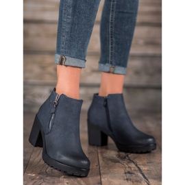 SHELOVET Cizme bleumarin pe platformă albastru 1