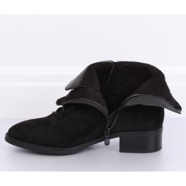 Cizme negre cu cordon 3127 Negre negru 1