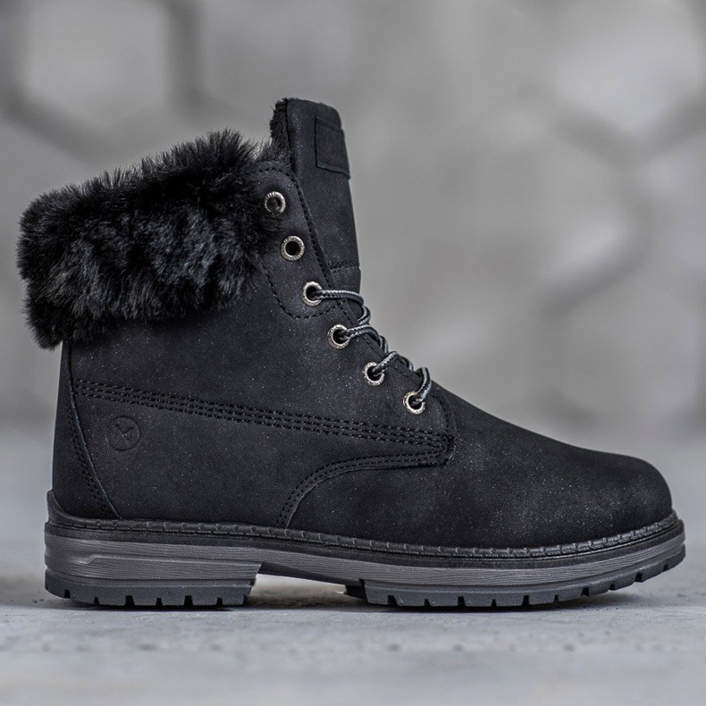 MCKEYLOR Glitter Boots negru 2