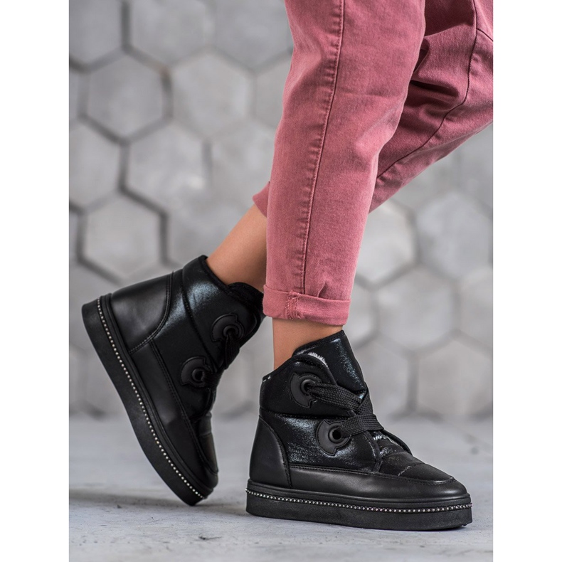 Weide Ghete negre de zăpadă negru 1