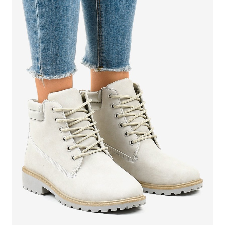 Cizme de drumeție gri fără izolație W-3033 1 Cizme de drumeție gri fără izolație W-3033 1