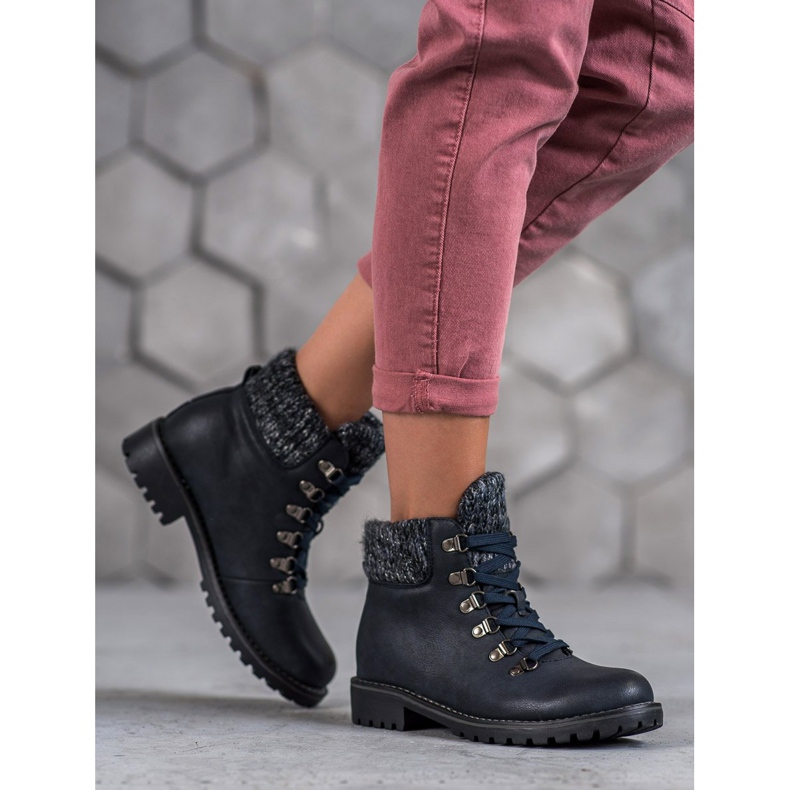 SHELOVET Cizme bleumarin albastru 2