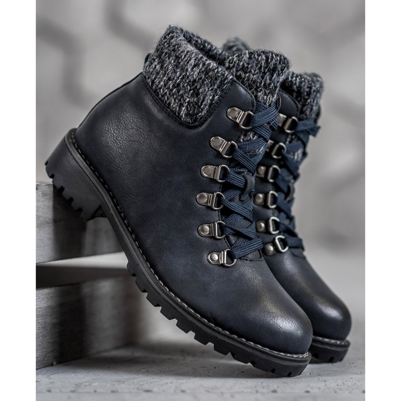 SHELOVET Cizme bleumarin albastru 1