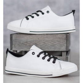 SHELOVET Adidași confortabili alb 2