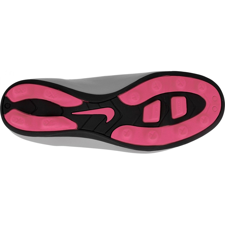 Ghete de fotbal Nike Mercurial Vortex Ii FG-R Jr 651642-060 gri alb 1