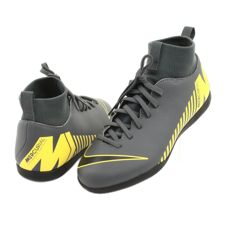 Încălțăminte de interior Nike Mercurial Superfly X 6 Club Ic Jr AH7346-070 gri 4