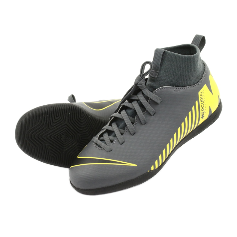 Încălțăminte de interior Nike Mercurial Superfly X 6 Club Ic Jr AH7346-070 gri 5