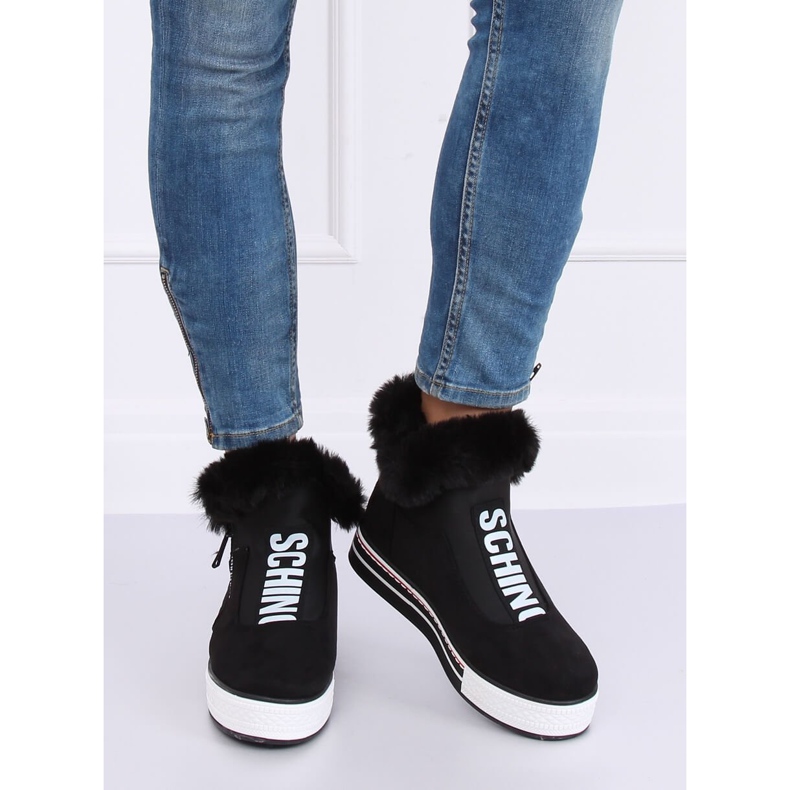 Adidași negri cu izolație NB311 Negru 2