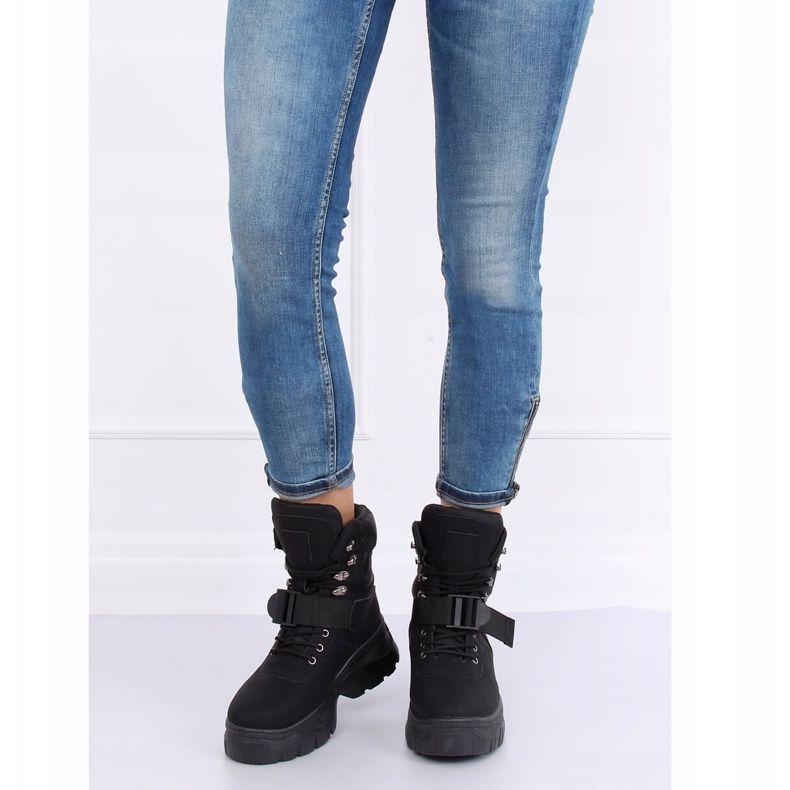 Negru HE117P Pantofi negri 1