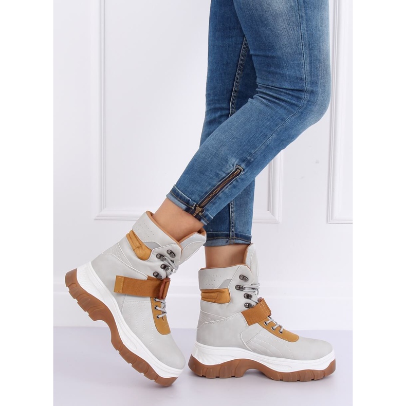 Gri HE117P Pantofi gri 2