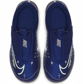 Pantofi de fotbal Nike Mercurial Vapor 13 Club Mds Tf Ps (V) Jr CJ1180-401 albastru marin albastru marin 1